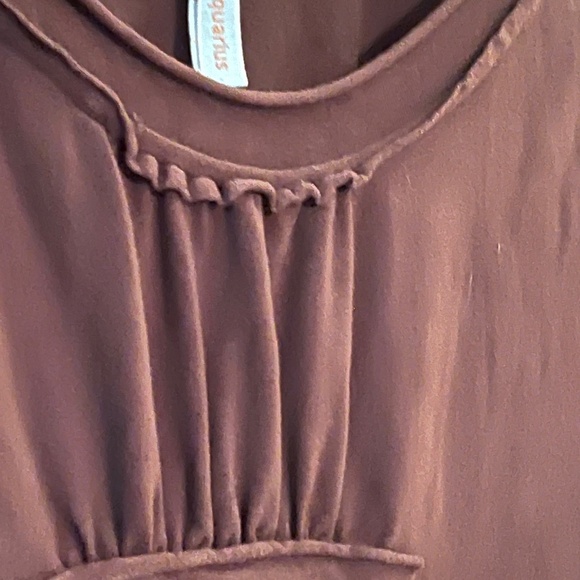 Aquarius Tunic Top W/ Black Tie - Size S - Picture 2 of 10